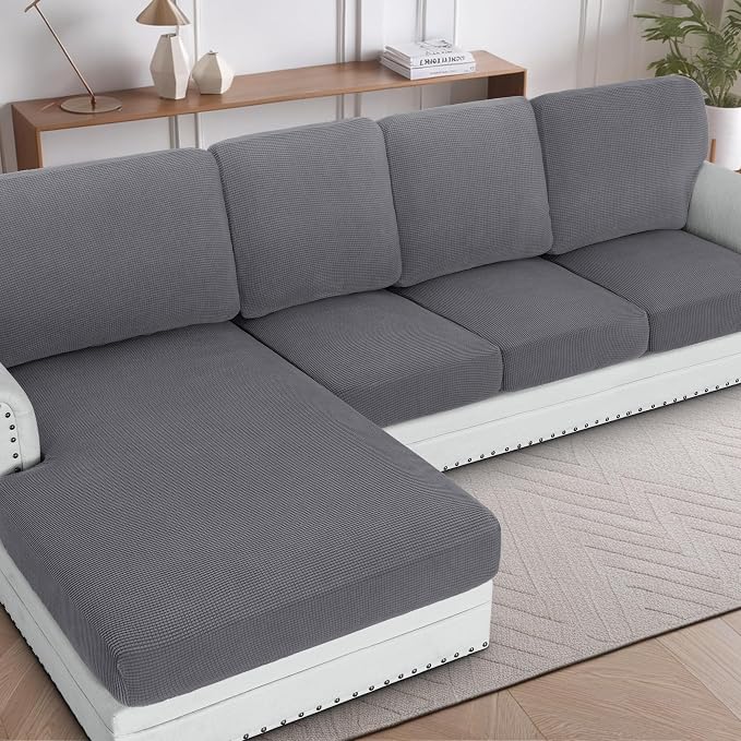H.VERSAILTEX Backrest Cushion Covers Sectional Couch Back Cushion Covers by HVERSAILTEX