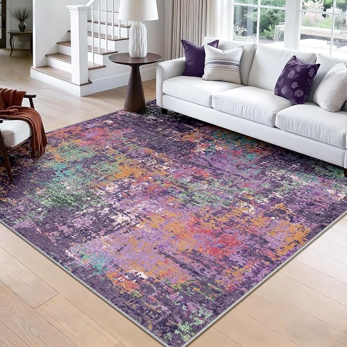 RELEANY Washable Square 8'x8' Area Rug by RELEANY