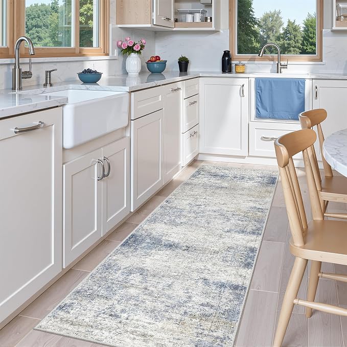 2x5 Rug Runners for Hallways Non Slip, Kitchen Rugs, Nursery Room, Soft Runner - Image 3