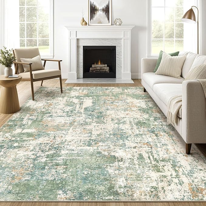 LOONGRUG 9x12 Area Rug Washable Large Neutral Modern Living Room Rugs | by LOONGRUG