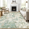 LOONGRUG 7x9 Area Rug Washable Large Neutral Modern Living Room Rugs | Abstract by LOONGRUG