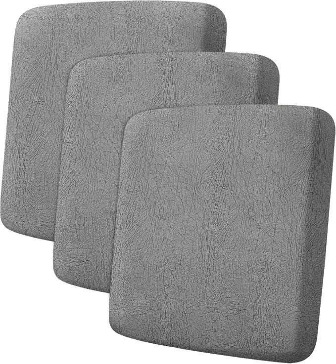 ANARACHON Leather Look Couch Cushion Covers Sofa Seat Slipcovers Sets Couches by ANARACHON