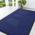 OLANLY Front Door Mat 59x34, Waterproof Heavy-Duty Indoor Outdoor Doormat | Blue by OLANLY
