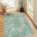 DUKINO 4x6 Area Rug, Non Slip Animal Washable Rug by DUKINO