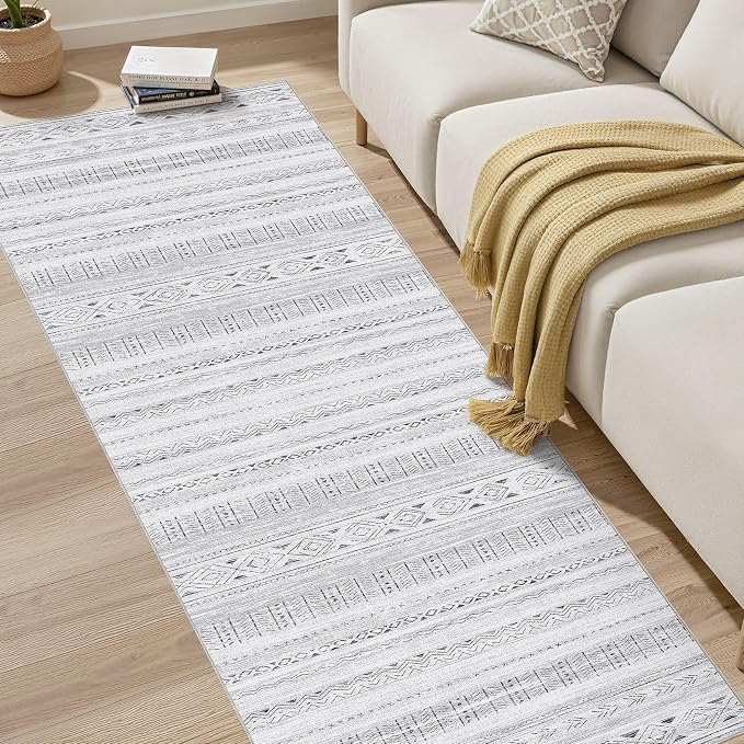 cotiled Hallway 2.6x8 Runner Rugs Washable Boho Moroccan Soft Rug | Solve - Image 5