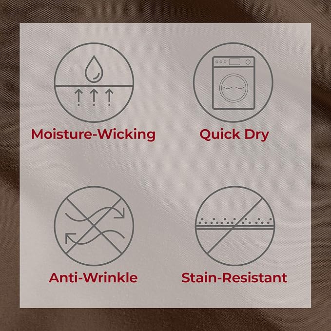 Mellanni Twin XL Sheets Set - 3 PC Iconic Collection Bedding - Hotel Luxury, Extra Soft, Cooling Bed Sheets - Wrinkle, Fade, Stain Resistant (Twin Extra Long, Brown)