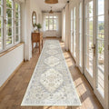 Hallway Runner Rug 2x12 Extra Long Washable Runner, Non Slip Runner by Restydon