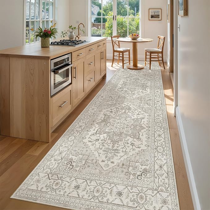 Madane Hallway Runner Rug 3x12 Washable Kitchen Runners 12ft, Soft Low-Pile - Image 3