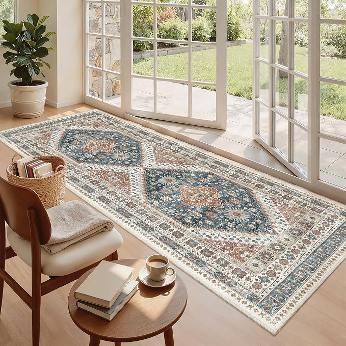Madane Hallway Runner 3x8, Kitchen Rugs Washable Entry Rug, Soft Low-Pile - Image 4