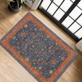 Washable 2x3 Entry Rug Front Door Indoor, Farmhouse Small Area Rugs by HazoHaus