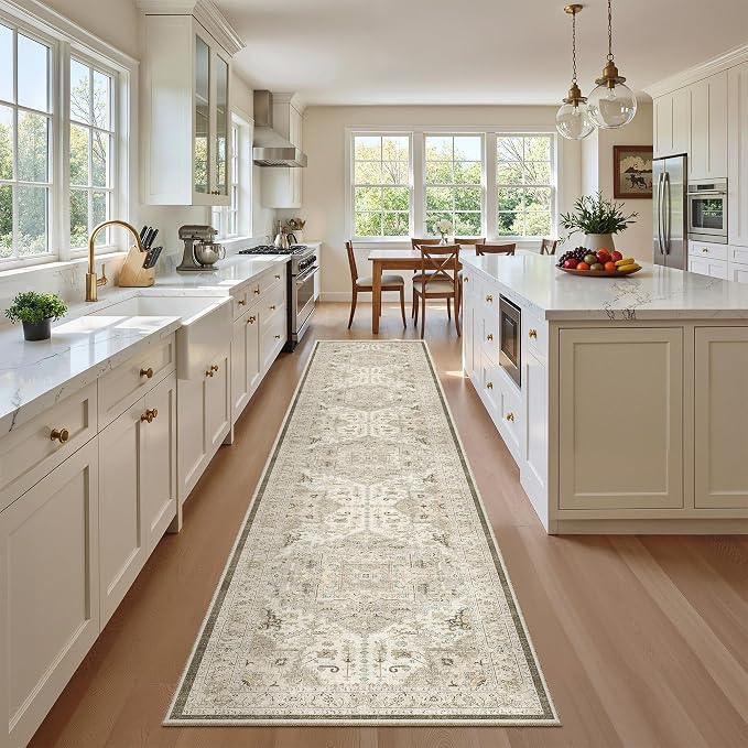 Madane Washable Runner Rugs 2x12 Long - Image 3