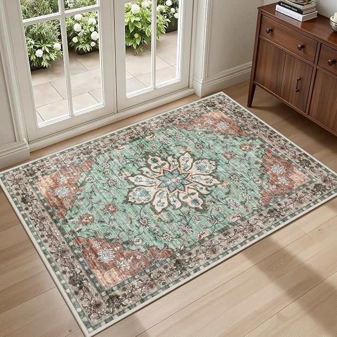 2x3 Area Rugs Living Room: Washable Rug by EXPEDIX