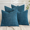 Set of 4 Soft Textured Decorative Throw Pillow Covers 20x20 Inch Cozy Farmhouse by Cozoomy