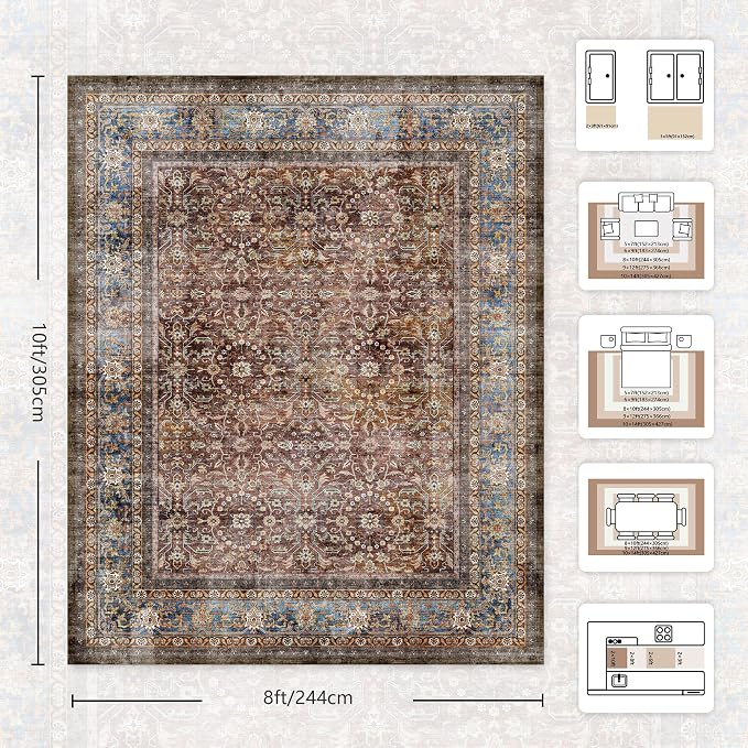 8x10 Area Rugs for Living Room - Image 2