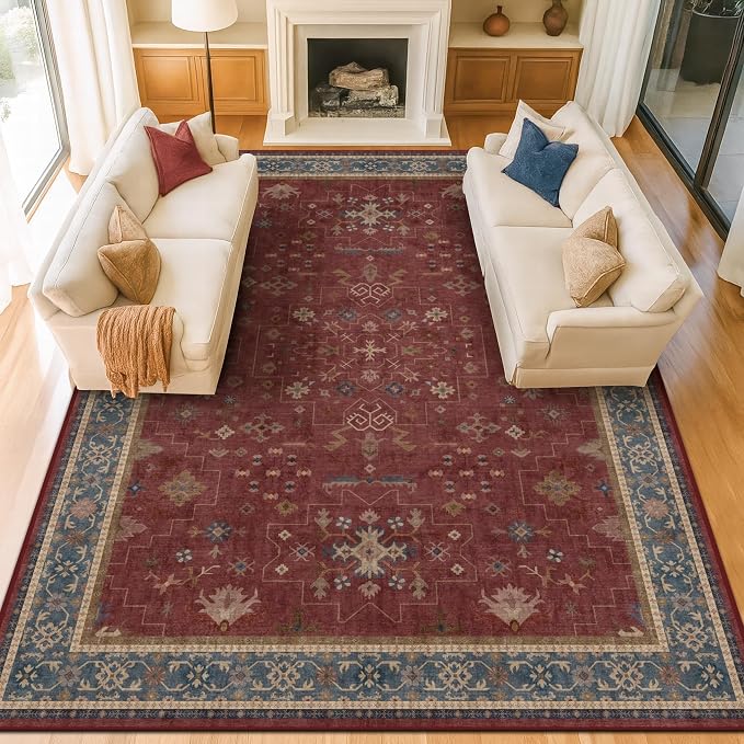 Oriental 8x12 Large Area Rugs for Living Room - Image 8
