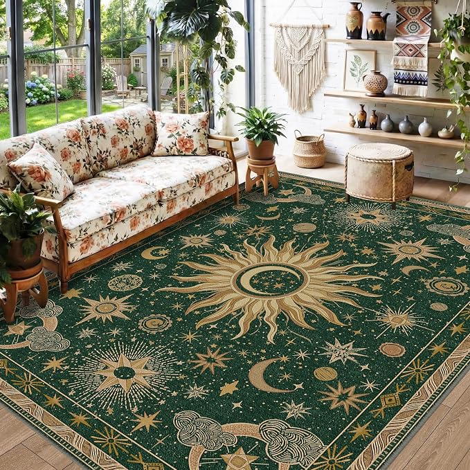 Vacuum-Friendly, 6x9 Washable Area Rug - Image 2