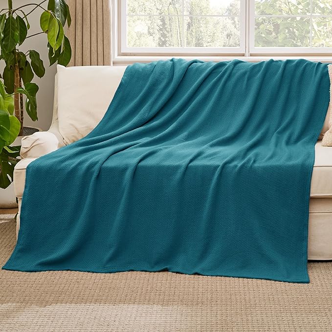 Bedsure GentleSoft 100% Cotton Blanket Twin XL Size - Image 5