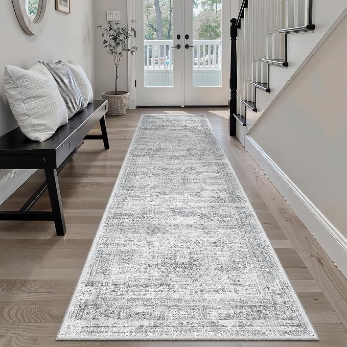 Soalmost Runner Rug 2x7 Washable Non-Slip Hallway Rugs - Image 2