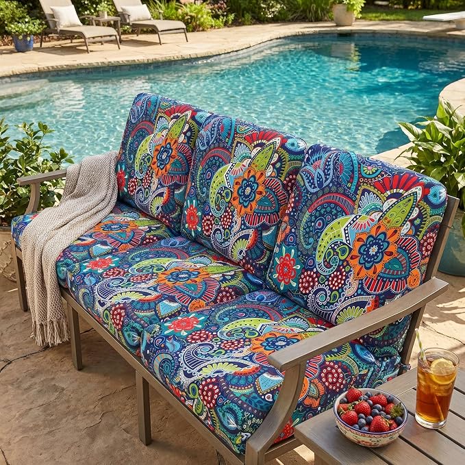 Printed Couch Cushion Covers, Sofa Covers Washable - Image 7