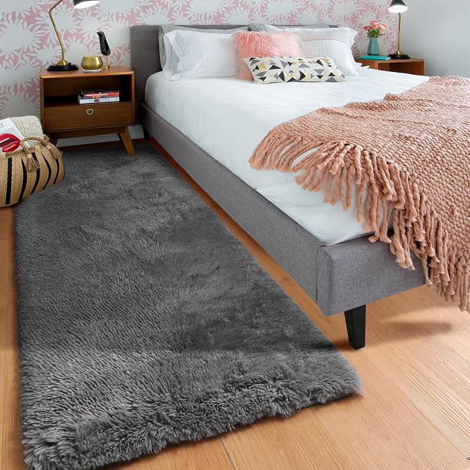 Grey Runner Rugs for Bedroom Hallway - Image 8