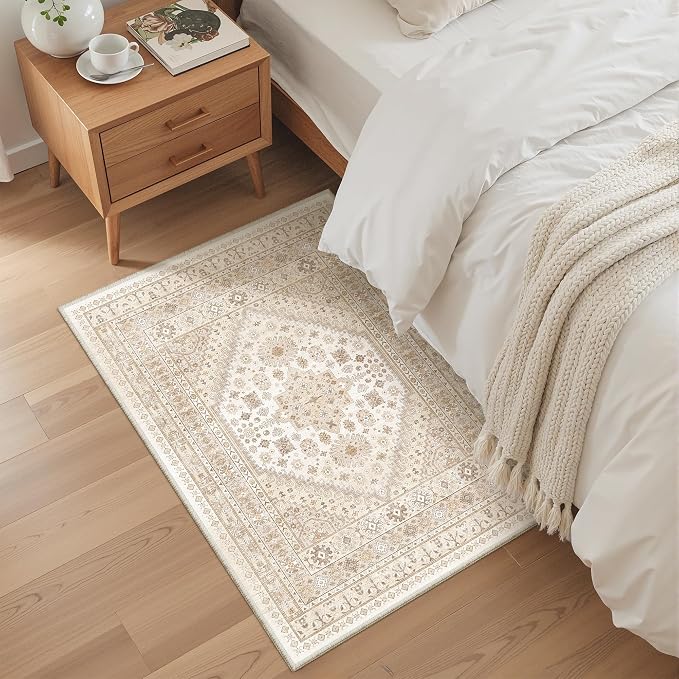 2x3 Rug Non Slip, Small Washable Entryway Rug, Runner - Image 9