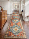 SERISSA 2'6"x14' Washable Non Slip Boho Runner Rug by SERISSAHomeDecorCollection