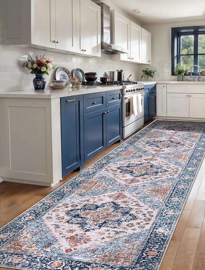 SERISSA 3x12 Washable Non Slip Boho Runner Rug - Image 2