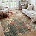 RELEANY Washable Square 7'x7' Area Rug by RELEANY