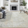 8x10 Area Rugs for Living Room Washable Bedroom Dining Room Beige Grey | Modern by Aelenmu