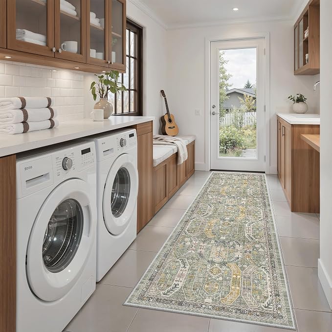 Madane Washable Runner Rug 2x6 Runners - Image 2