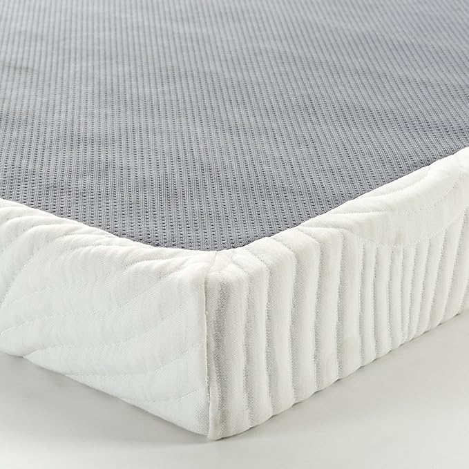 ZINUS Quick Lock Metal Smart Box Spring, 4 Inch Mattress Foundation, Strong Metal Structure, Easy Assembly, Twin, White