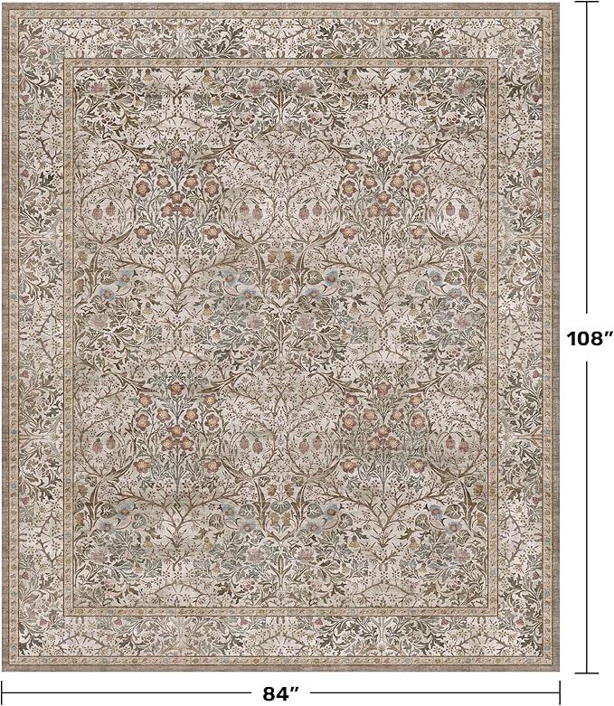 Washable Dining Room Rugs for Under Table - Image 2