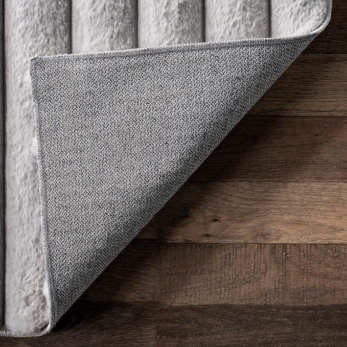 nuLOOM SuperiorWash Collection Kai Silver, Fluffy and Cozy, High Traffic - Image 3