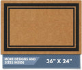 Barnyard Designs Natural Coco Coir Non-Slip Doormat | Heavy-Duty Welcome Mat by BarnyardDesigns