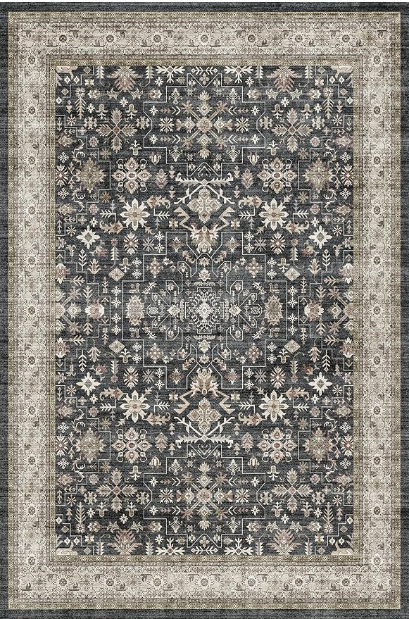 Floral Entryway Runner Rug 2x4 for Kitchen Bathroom | Small Runners for Kitchen by WelcometoBabovid
