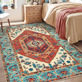 SERISSA 3x5 Washable Non Slip Boho Area Rug by SERISSAHomeDecorCollection
