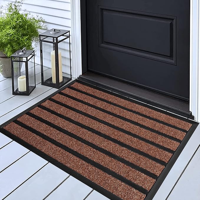 Ubdyo Extra Durable Door Mat Outside Entrance | Dirt Trapping, Non-Slip Backing - Image 4