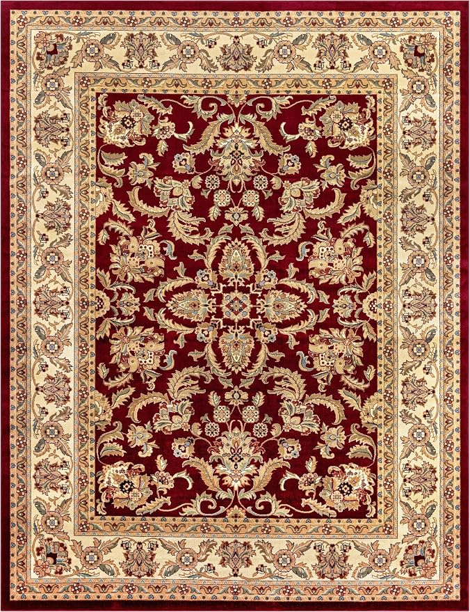Rugs.com Aditi Collection Rug – 10x13 Red Medium-Pile Rug Perfect - Image 2