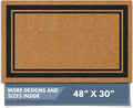 Barnyard Designs Natural Coco Coir Non-Slip Doormat | Heavy-Duty Welcome Mat by BarnyardDesigns