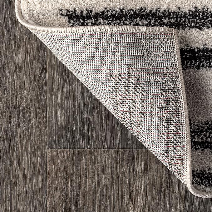 JONATHAN Y Khalil Modern Berber Stripe Cream/Black Indoor Area Rug, Contemporary - Image 11