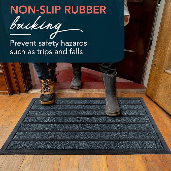 ubdyo Extra Durable Door Mat Outside Entrance | Dirt Trapping, Non-Slip Backing - Image 6