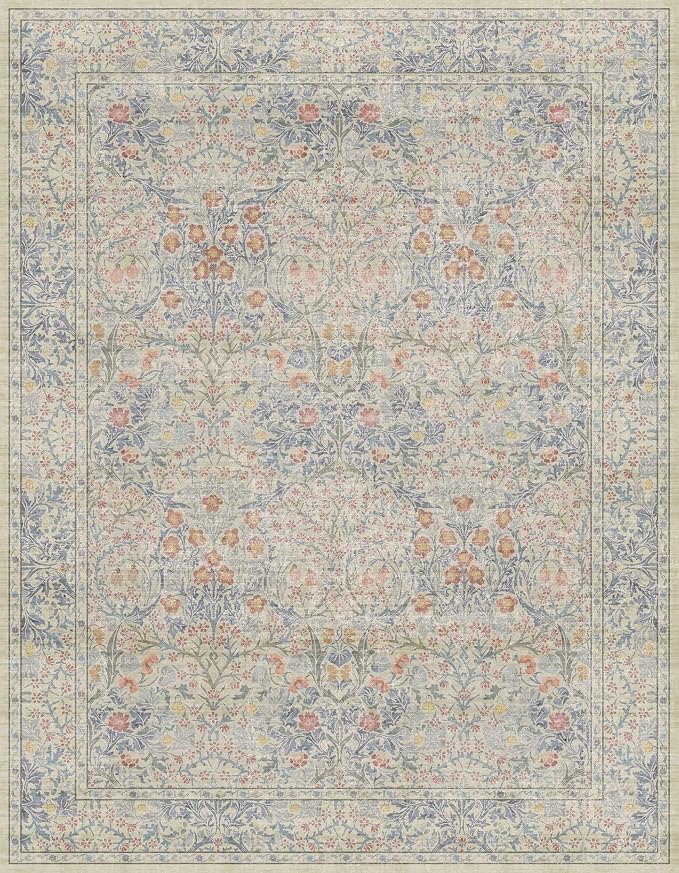 Washable Dining Room Rugs, 7x9 Area Rug - Image 3