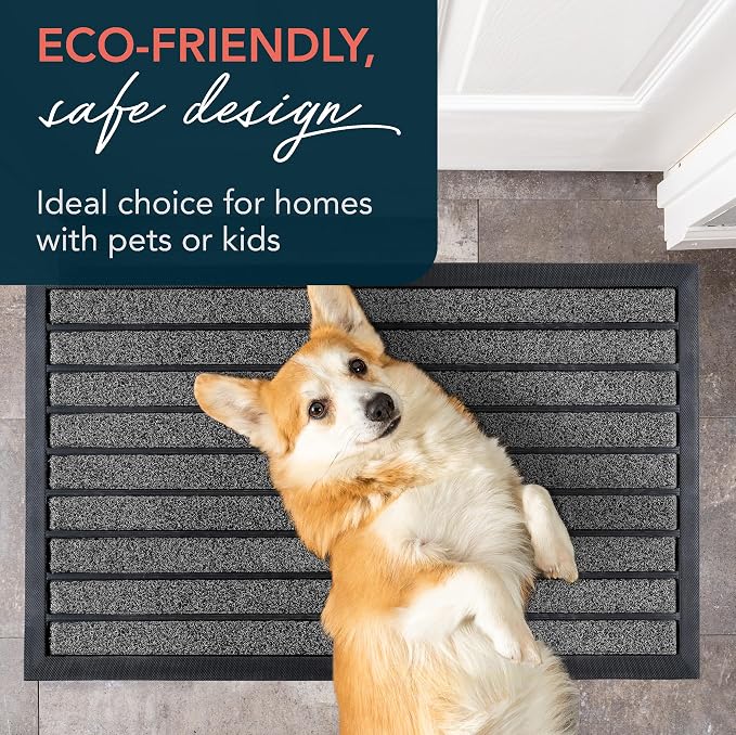 ubdyo Extra Durable Door Mat Outside Entrance | Dirt Trapping, Non-Slip Backing - Image 8