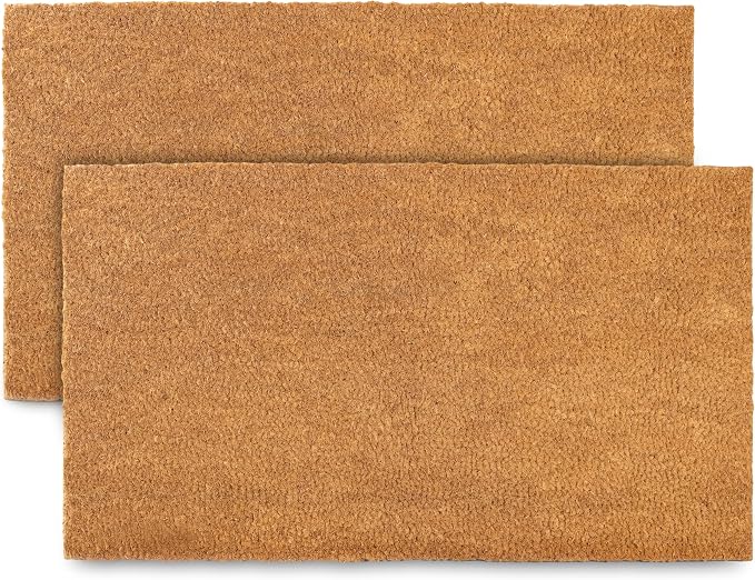 Blank Doormat Coir 30x17 Inch for Screen Printing, Welcome Mat Outdoor 2pk | by MainEventUSA