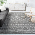 SAFAVIEH Arizona Shag Collection Area Rug - 5'1" Square, Brown & Ivory, Moroccan Design, Non-Shedding & Easy Care, 1.6-inch Thick Ideal for High Traffic Areas in Living Room, Bedroom (ASG741B)