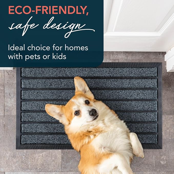 ubdyo Extra Durable Door Mat Outside Entrance | Dirt Trapping, Non-Slip Backing - Image 8