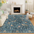 DUKINO 5x7 Area Rugs, Washable Animal Rug by DUKINO