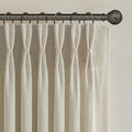Warm Beige Light Filtering Curtains 63 Inches Long by PleatedDrapes