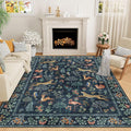 DUKINO 6x9 Area Rug, Washable Animal Living Room Rug Non Slip, Low Pile by DUKINO