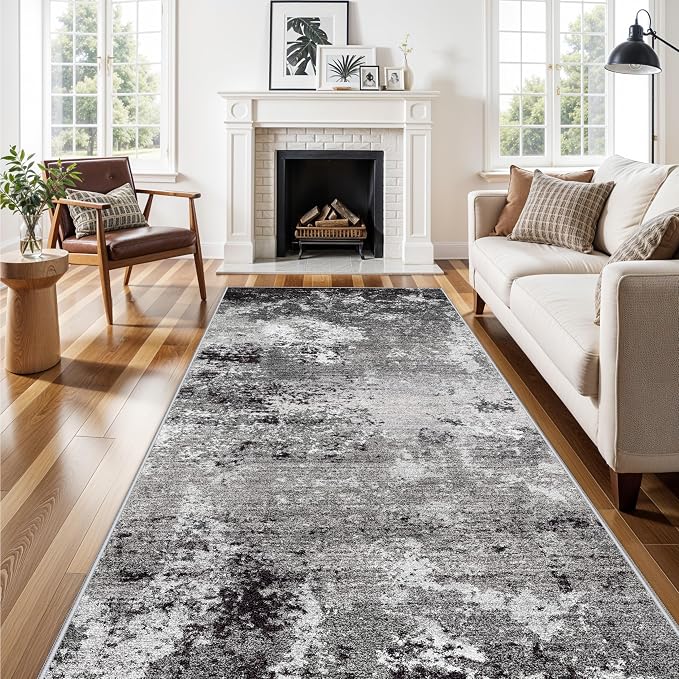 4x10 ft Extra Wide Hallway Rug – Non-Slip Washable Large Carpet Runner - Image 4